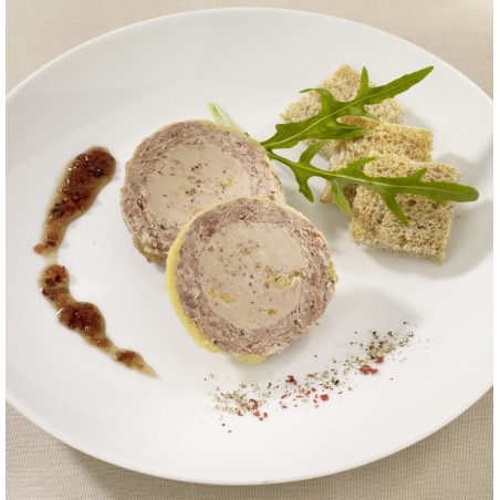 Le Médaillon de Foie de Canard  (Noyau 50% de Foie Gras) 