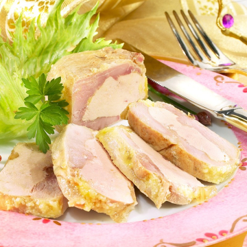 La Caille Fourrée au Foie Gras de Canard Entier (30 % de Foie Gras)