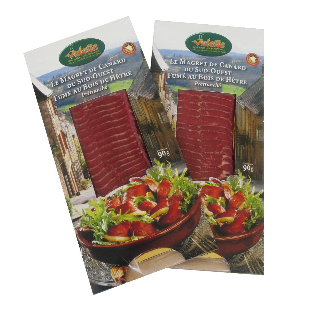 Le Lot de 2 Magrets de Canard du Sud-Ouest Fumés au Bois de Hêtre Prétranché 