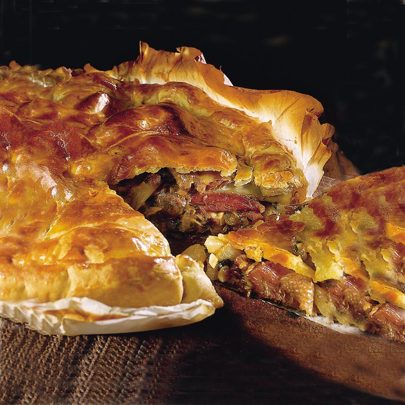 "Lou Pastis" Préparation pour Tourtière de Confit de Canard aux Salsifis et aux Cèpes 