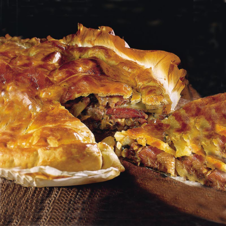 "Lou Pastis" Préparation pour Tourtière de Confit de Canard aux Salsifis et aux Cèpes 