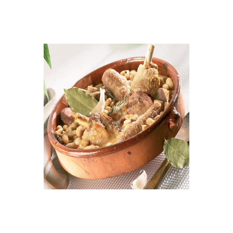 Le Lot de 2 Cassoulets au Confit de Canard - 840 g