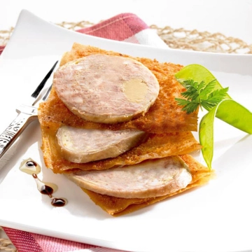 Le Cou de Canard Farci au Foie Gras de Canard (20% de Foie Gras) 