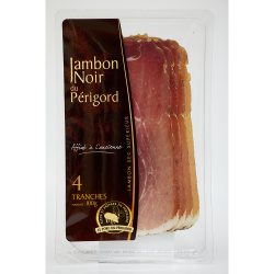 Jambon Noir du Périgord 4 Tranches, 100 g