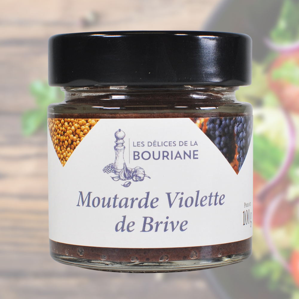 La Moutarde Violette de Brive, 100 g