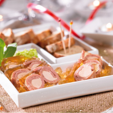 Lot de 2 Rondos de jambon...