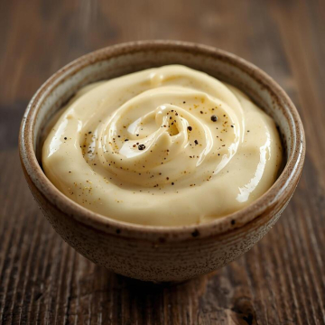 La mayonnaise au poivre...