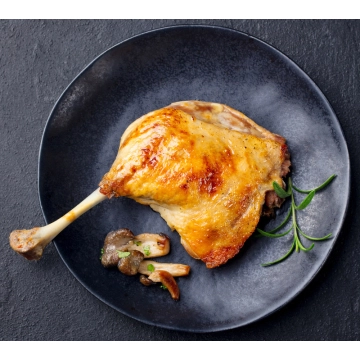 Le lot de confit de canard...